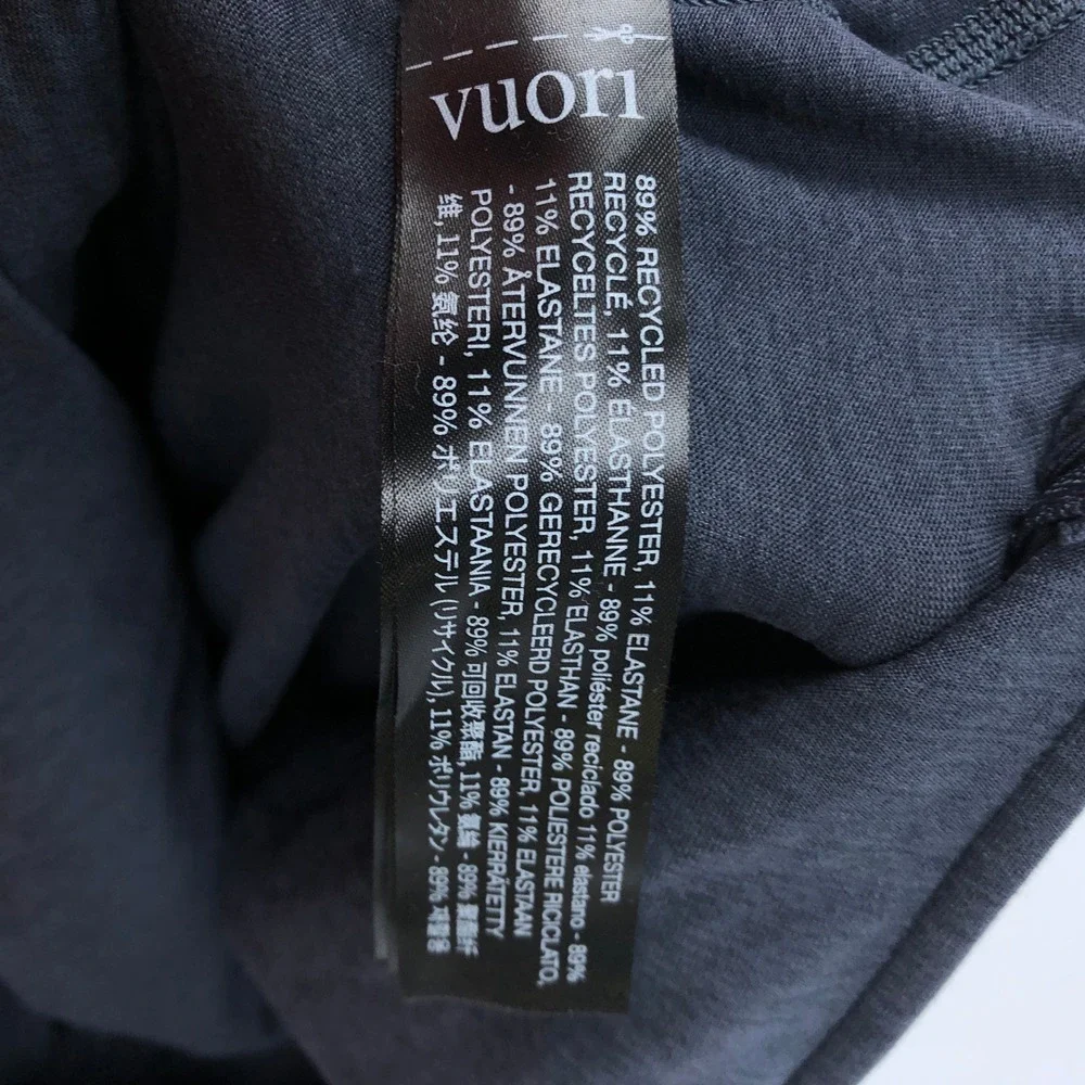 Vuori Ponto Performance Jogger Azure Heather Mens Large V438 Pants DreamKnit